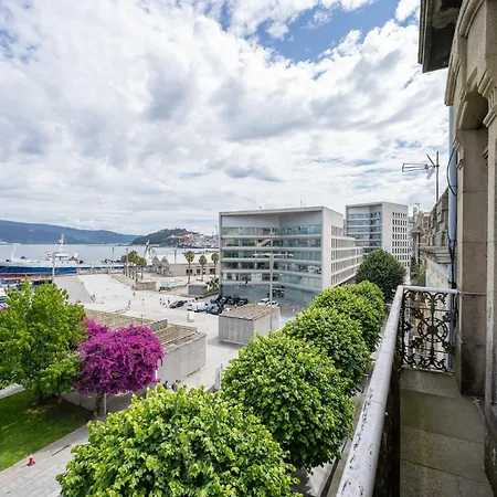 Ferienwohnung Vistas Al Nautico Y Paseo Maritimo De Vigo Exterior foto
